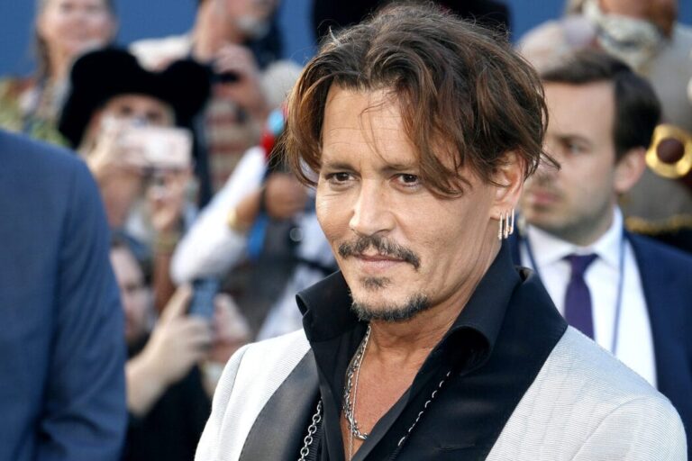 Johnny Depp opens his art exhibition in New York