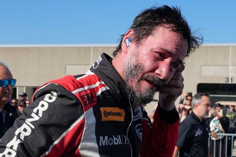 Keanu Reeves makes his debut in professional car racing