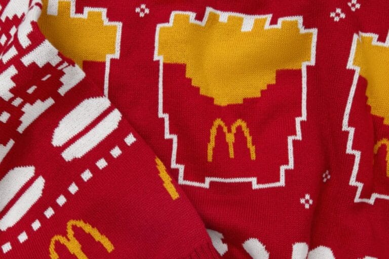 McDonald's presented a collection of Christmas products