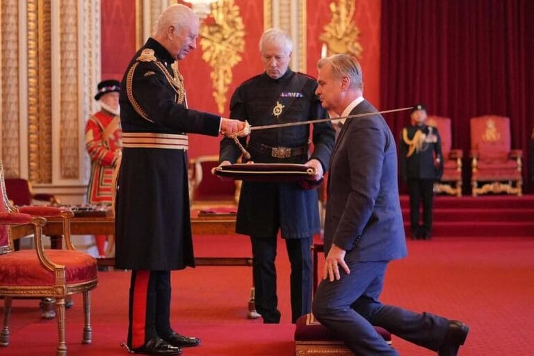 King Charles III knighted director Christopher Nolan