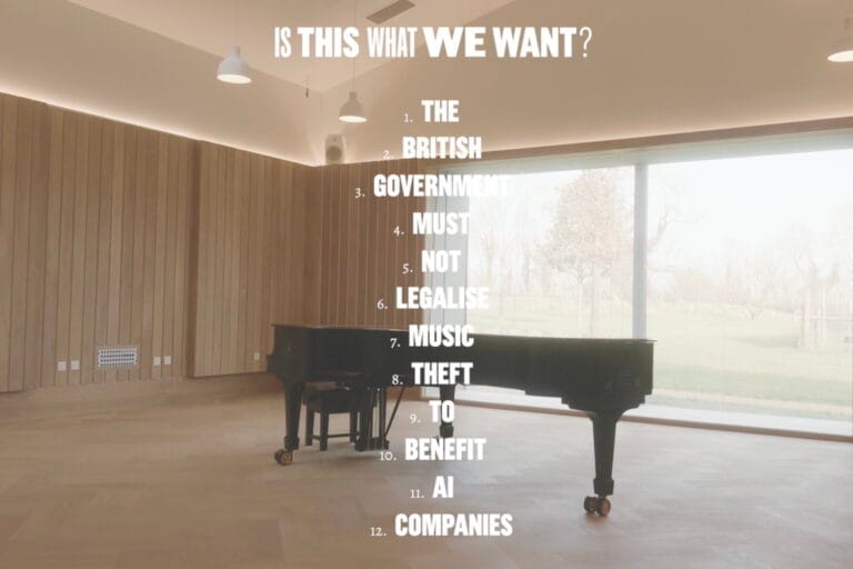 More than 1,000 musicians released an "album of silence" to protest against AI