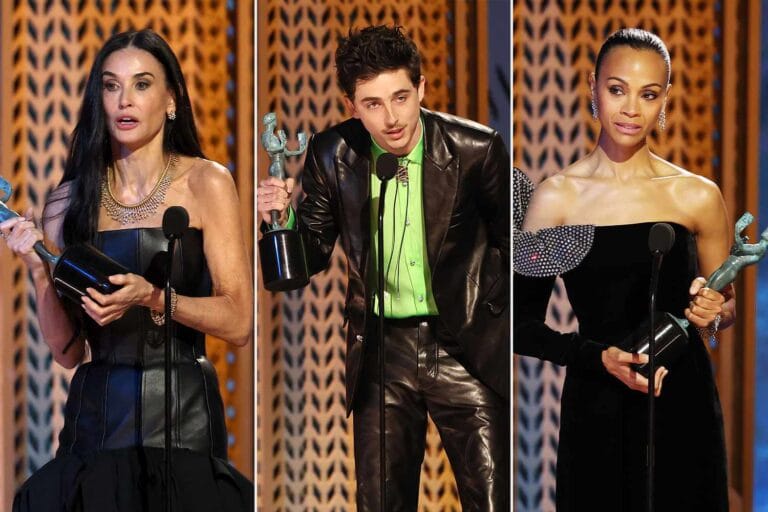 Timothée Chalamet, Demi Moore and Kieran Culkin: winners of the SAG Awards-2025 announced