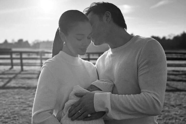 Ed Westwick and Amy Jackson became parents