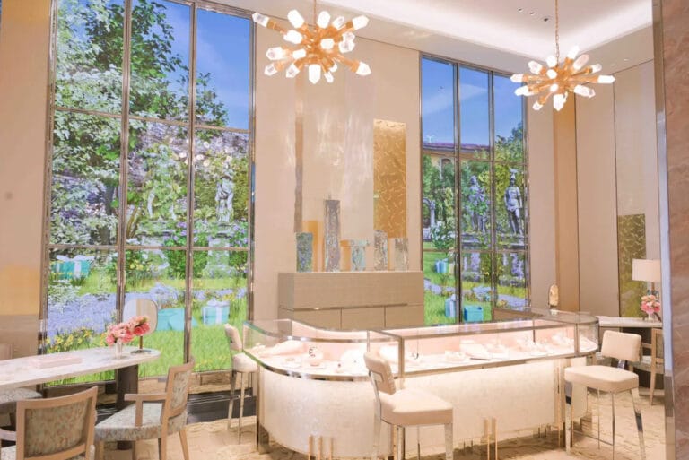 The largest Tiffany & Co. boutique has opened in Milan