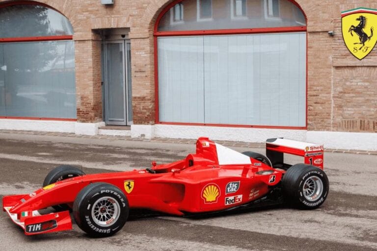 The car of seven-time Formula 1 winner Michael Schumacher was sold for a record $18 million