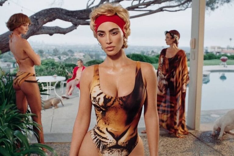Kim Kardashian and her mother starred in the Skims x Roberto Cavalli campaign