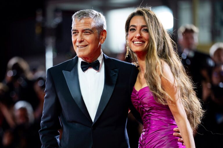 George Clooney fell ill during the Venice Film Festival, but showed up for his premiere