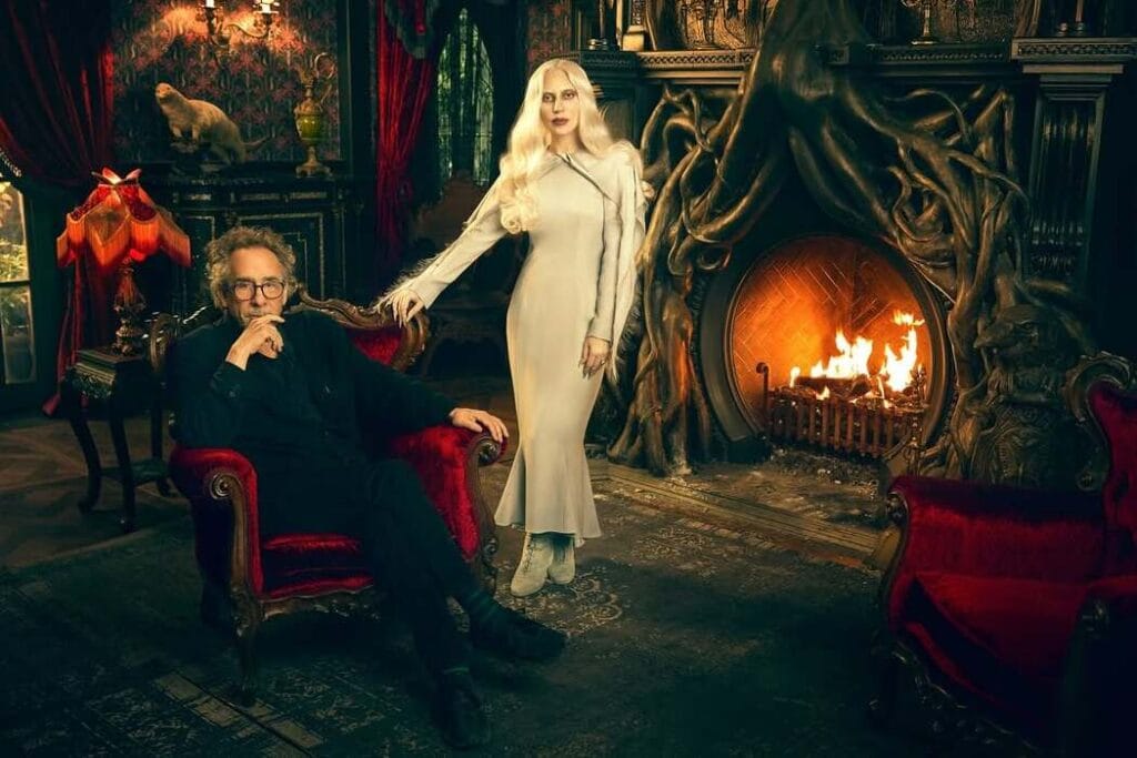 Tim Burton has filmed a creepy video for Lady Gaga