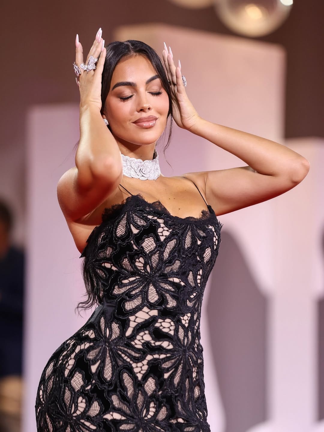 In diamonds worth millions: Georgina Rodriguez at the Venice Film Festival