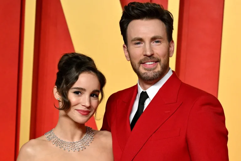 Chris Evans becomes a first-time father