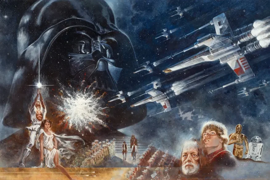 The first Star Wars poster sold at auction for a record $3.9 million