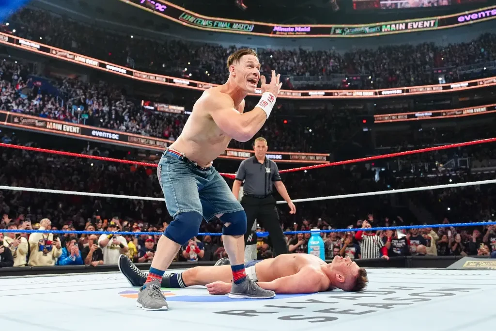 Wrestler John Cena had his last fight and officially ended his career Wrestler John Cena had his last fight and officially ended his career