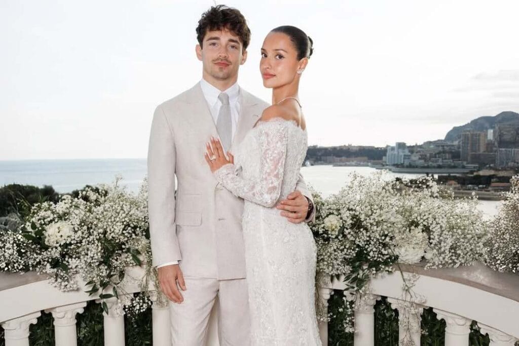 Formula 1 star Charles Leclerc got married Formula 1 star Charles Leclerc got married