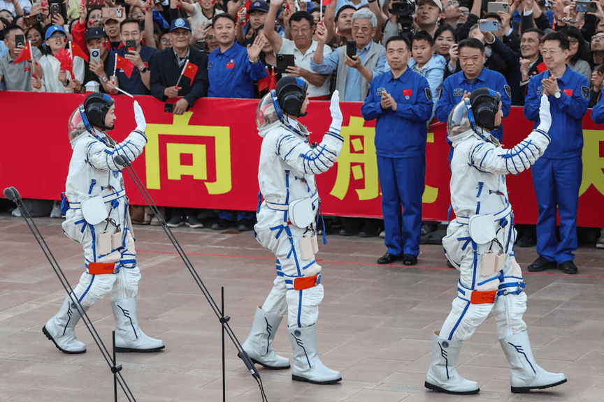 China has sent three astronauts to the Tiangong space station and is preparing a mission to the Moon by 2030