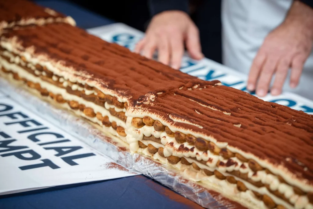 World Record for the Longest Tiramisu in London