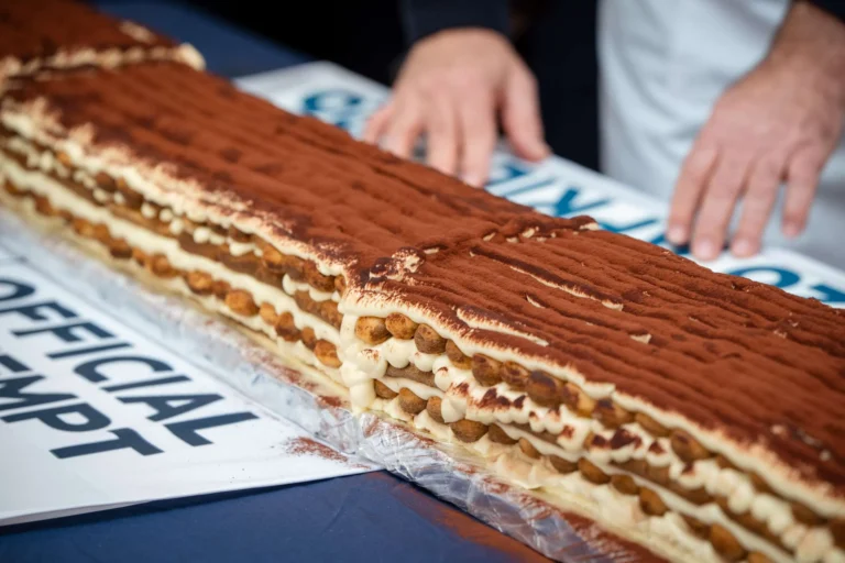 World Record for the Longest Tiramisu in London