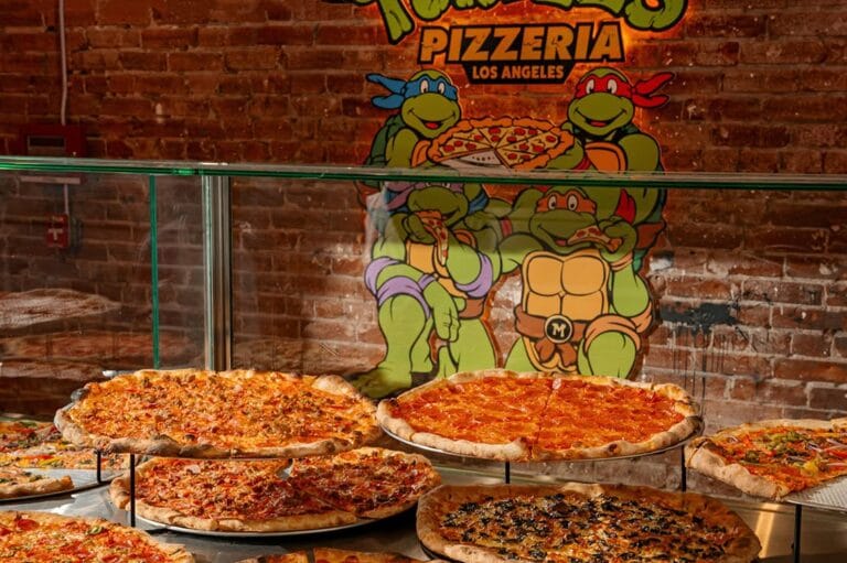 The first Teenage Mutant Ninja Turtles pizzeria will open in Los Angeles