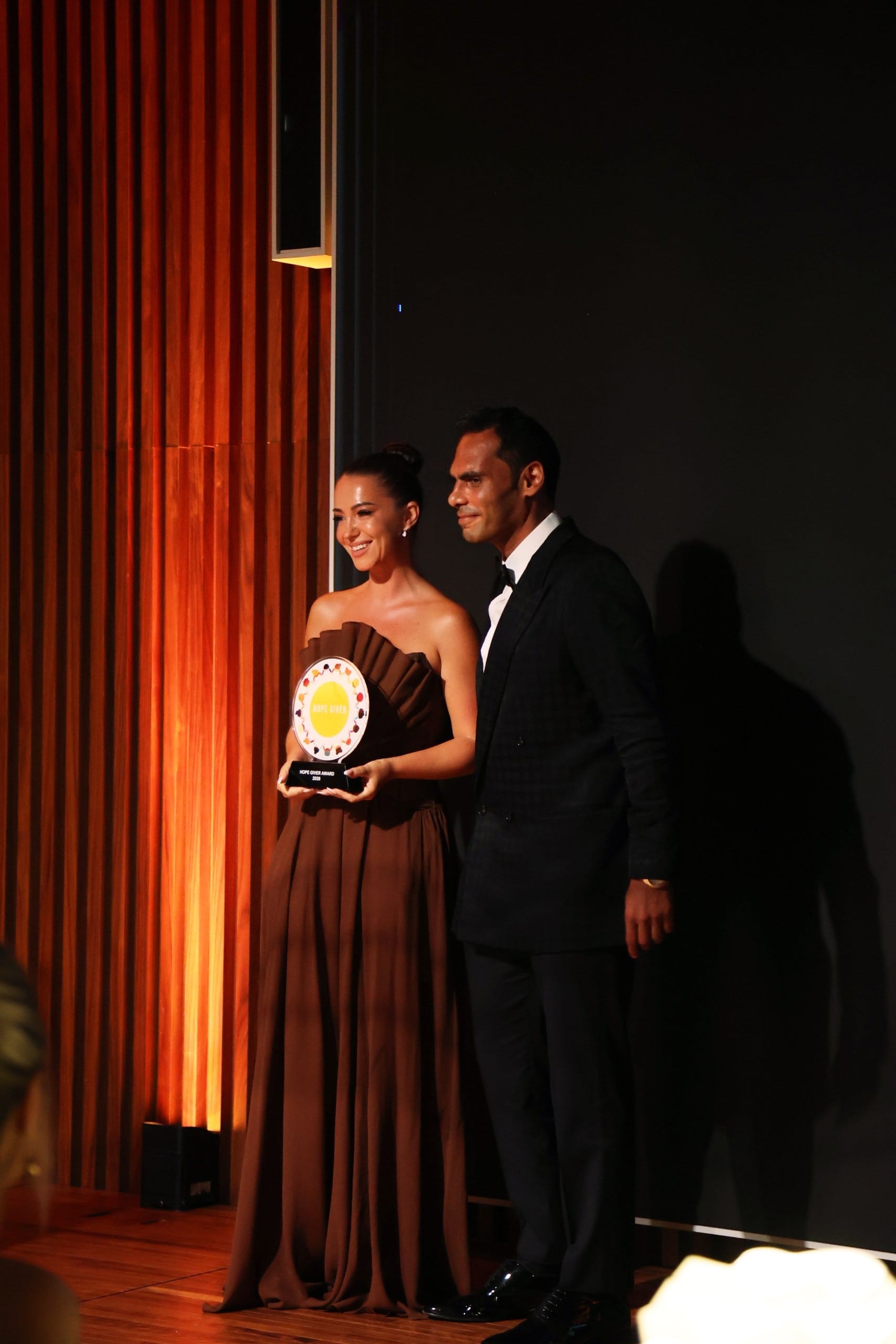 Ельвіра Патерсон на вручені Hope Award in Venice