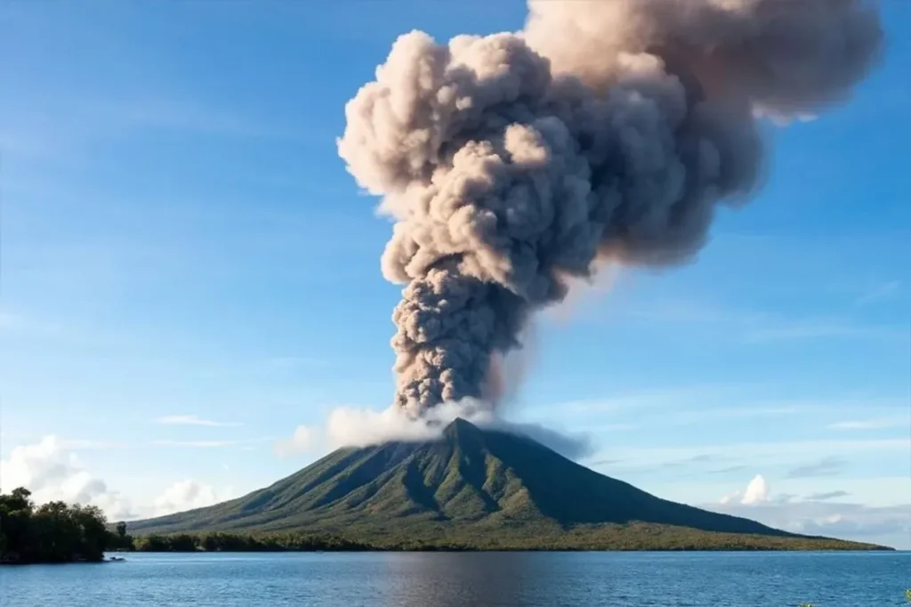 Volcanic Eruption Disrupts Flights Across Indonesia